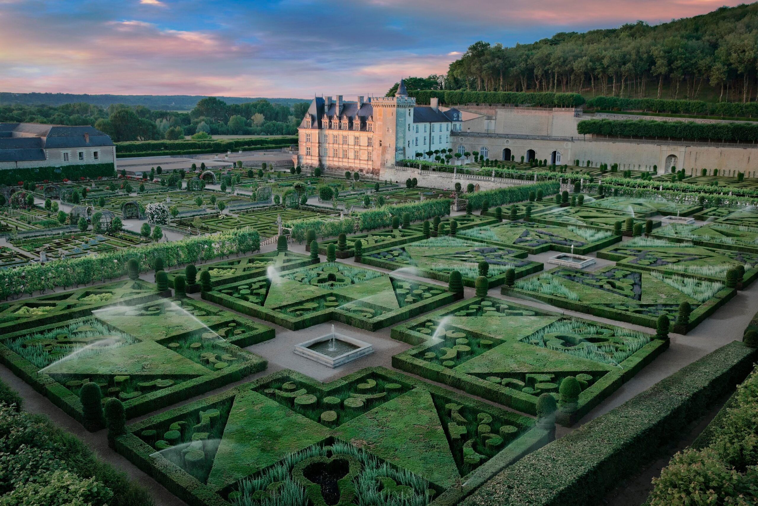 Le château de Villandry a été rénové au XIXème siècle